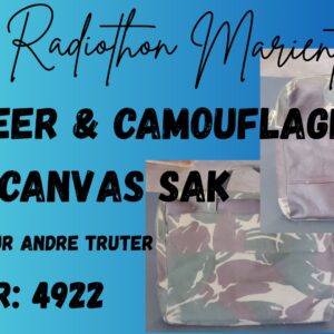 #4922 Beesleer/Camouflage Canvas Sak