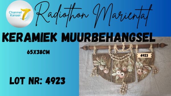 #4923 Keramiek Muurbehangsel