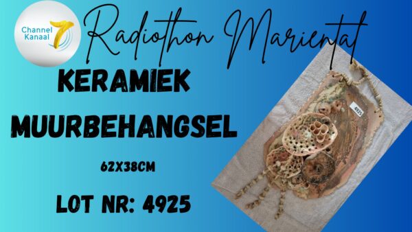 #4925 Keramiek Muurbehangsel