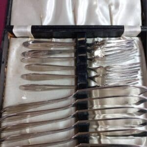 #2364 Silver Vis eetstel