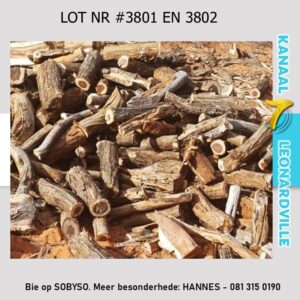 #3801 5x 30KG SWARTHAAKHOUT