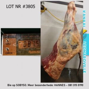 #3805 87.5KG AGTERKWART VAN N SLAGKOEI