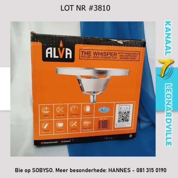 #3810 ALVA POTJIE/WOK COOKER TOP
