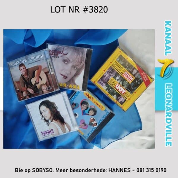 #3820 5X CD'S