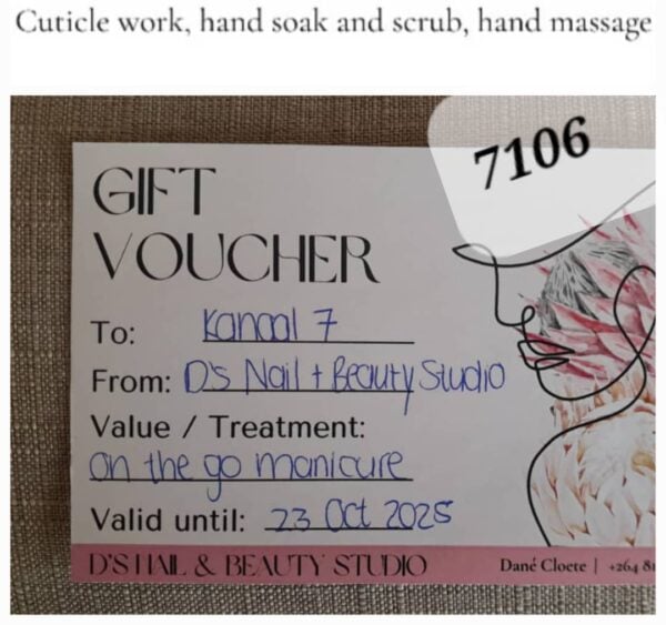 #7106 D's Nail & Beauty Voucher