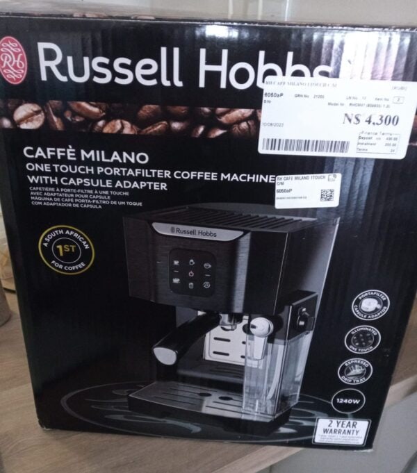 #0753 Russel Hobbs second hand Coffee Machine