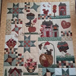 #2902 Mini kwilt - muurbehangsel