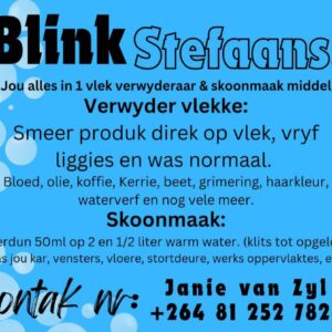 #2908 2X1kg Blink Stefaans skoonmaakmiddel.