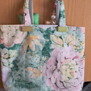 #2928 Handgemaakte Materiaal Handsak