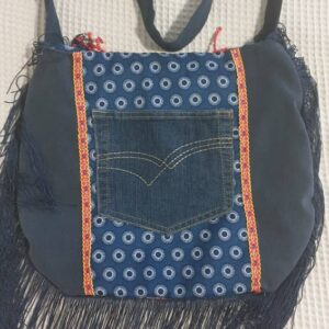 #8012 handsak N$ 400 30x38cm denim