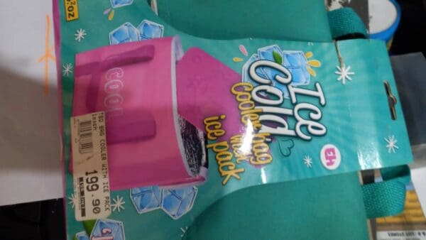 #5105 Ice cold cooler bag with ice pack