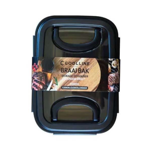 #3861 COOLLINE BRAAI BAK STAINLESS STEEL 5.5L - Image 4