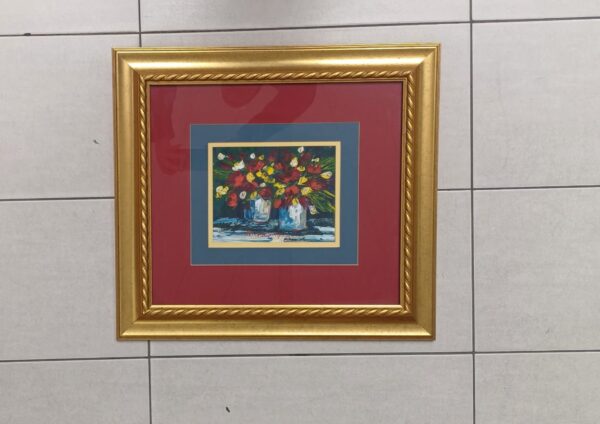 #0890 2x Framed oil painting - Image 2
