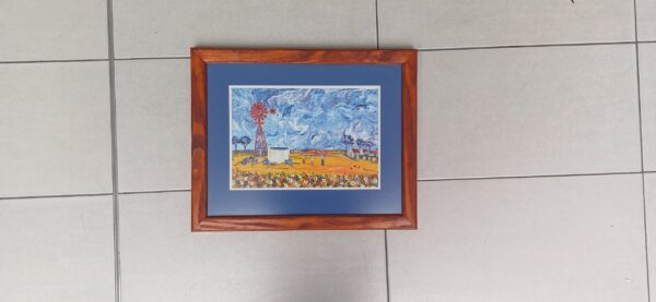 #0892 5x Framed painting - Image 5