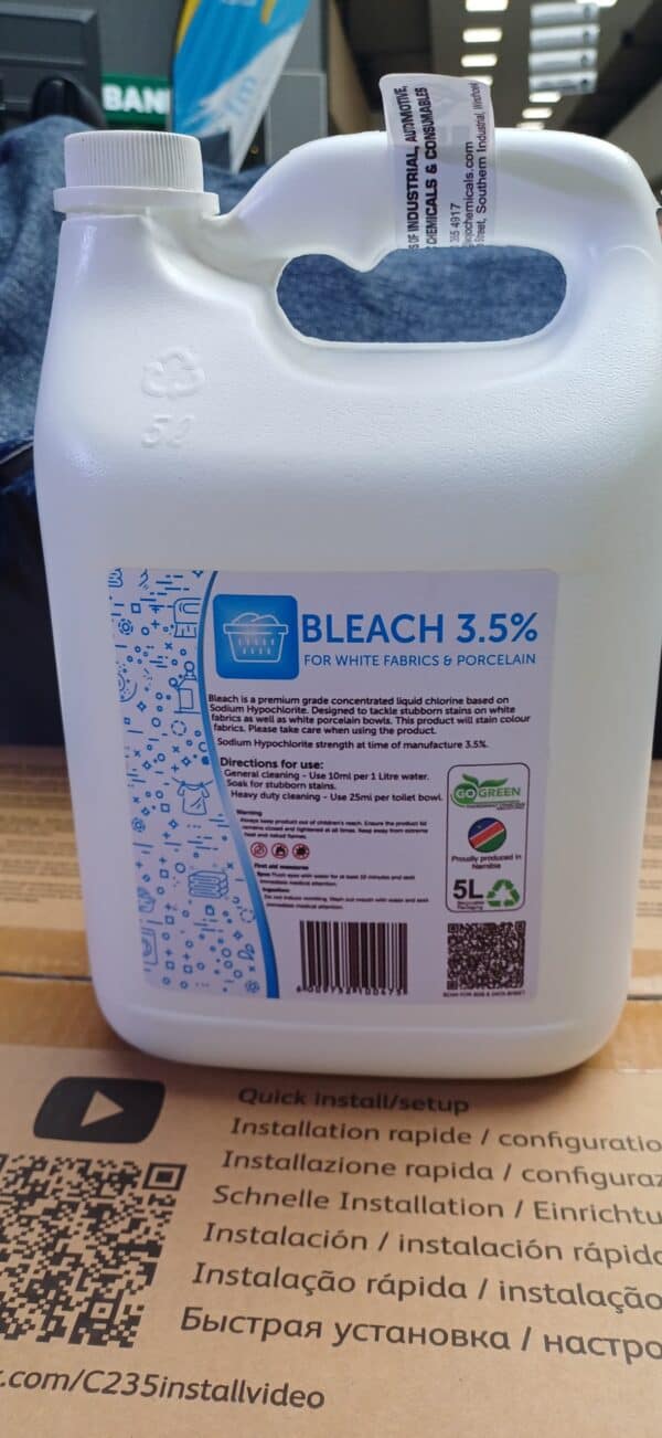 #0881 1 x 5lt LEOJO Bleach