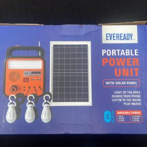 #0859 Every day Portable power unit with Solar panel