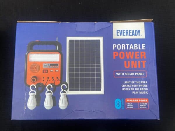 #0859 Every day Portable power unit with Solar panel