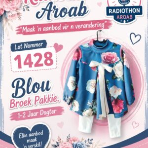 #1428 dogtertjie broekpakkie 1-2jr