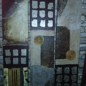 #2601: 3X Muur canvasses