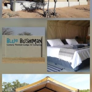 #2622: Akkommodasie by Blue Bushman- 2 Tent Kamers vir 4 persone vir 1 nag