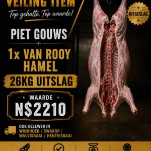 #2657: Slagskaap (26kg uitgeslag)