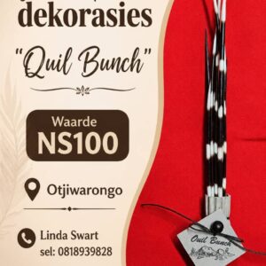 #2676: Dekoratiewe ystervark penne bondel
