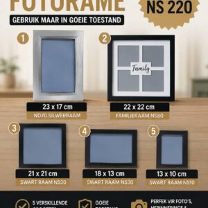 #2696: 5 x Fotorame
