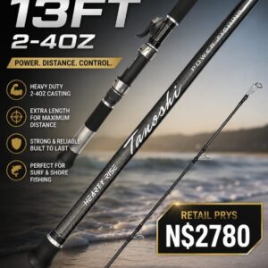 #2697: 1 x Tanashi 13Ft, 2-40z Visstok