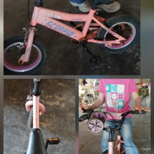 #2711: Scorpio pienk fiets vir kleuters
