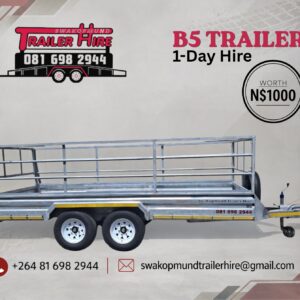 #2714: 1 Dag huur van 'n sleepwa van Trailer Hire