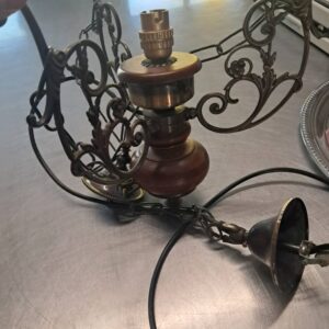 #3535 Egte Hout en Koper hanglig
