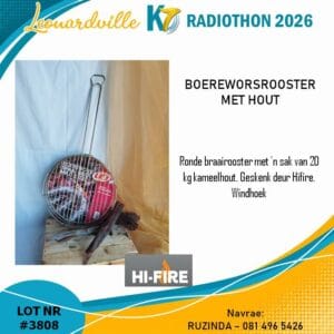 #3808 Boereworsrooster & Hout
