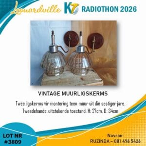 #3809 Vintage Muurligskerms