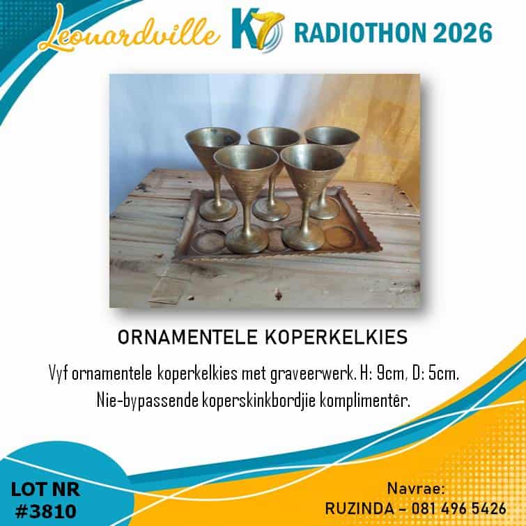 #3810 Ornamentele Koperkelkies