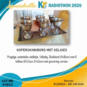 #3813 Koperskinkbord met Kelkies