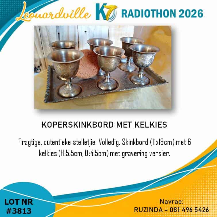 #3813 Koperskinkbord met Kelkies