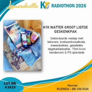 #3819 Kyk watter groot Liefde Geskenkpak