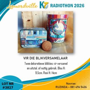#3827 Vir die Blikversamelaar