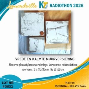 #3832 Vrede en Kalmte Muurversiering