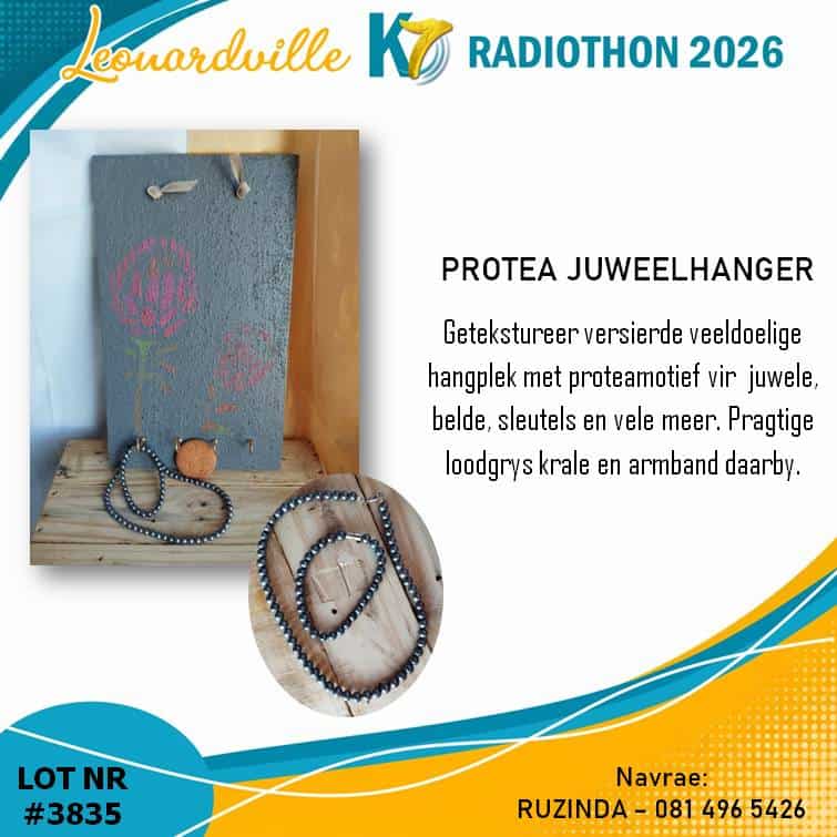 #3835 Protea Juweelhanger