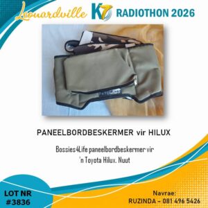 #3836 Paneelbordbeskerm vir Hilux