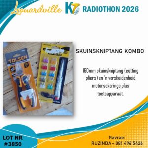 #3850 Skuinskniptang Kombo