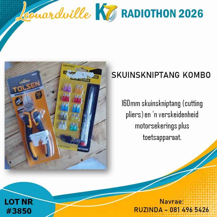 #3850 Skuinskniptang Kombo