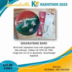 #3861 Dekoratiewe Bord
