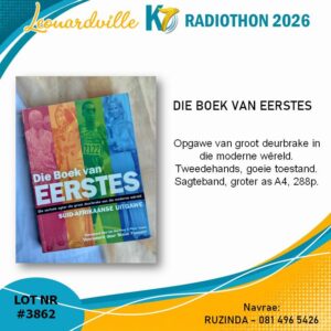 #3862 Die Boek van Eerstes