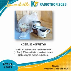 #3875 Koeitjie Koffietyd