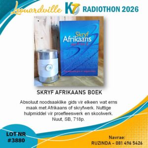 #3880 Skryf Afrikaans Boek