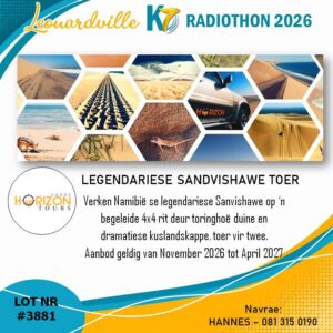 #3881 Legendariese Sandwich Harbour Toer