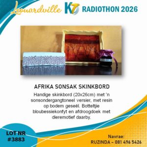 #3883 Afrika Sonsak Bord