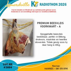 #3884 Premium Beesvleis Voorkwart - A